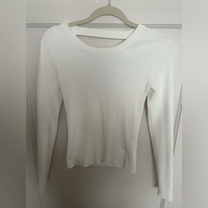 Intermix White Long Sleeve Shirt